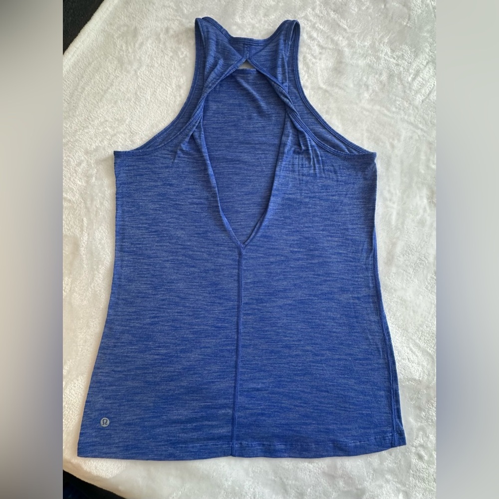 lululemon athletica Blue Tank Top. PTP 16” - Picture 7 of 8